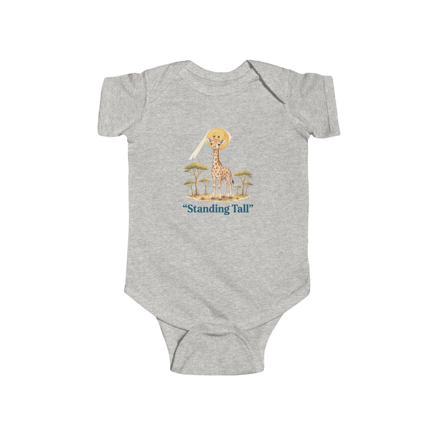 Standing Tall _ Baby Milestones -Giraffe Infant Bodysuit