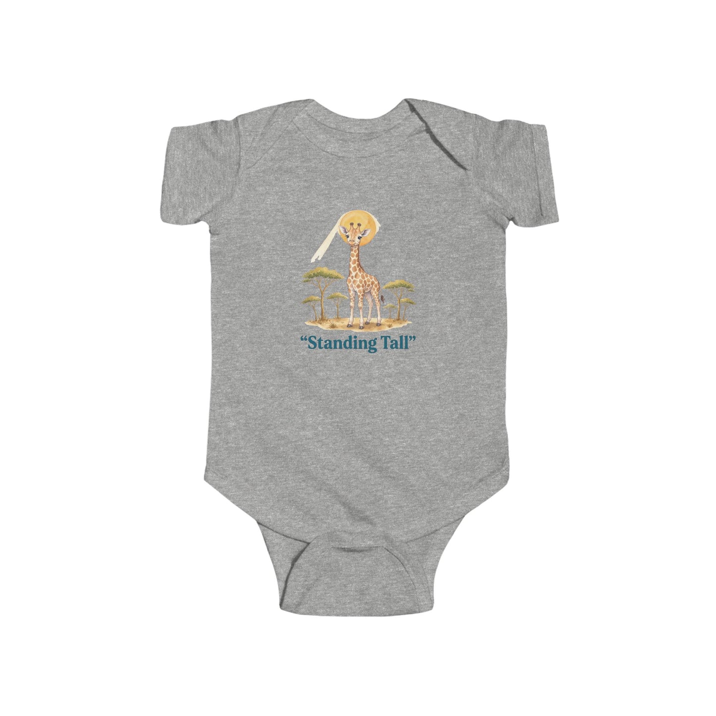 Standing Tall _ Baby Milestones -Giraffe Infant Bodysuit