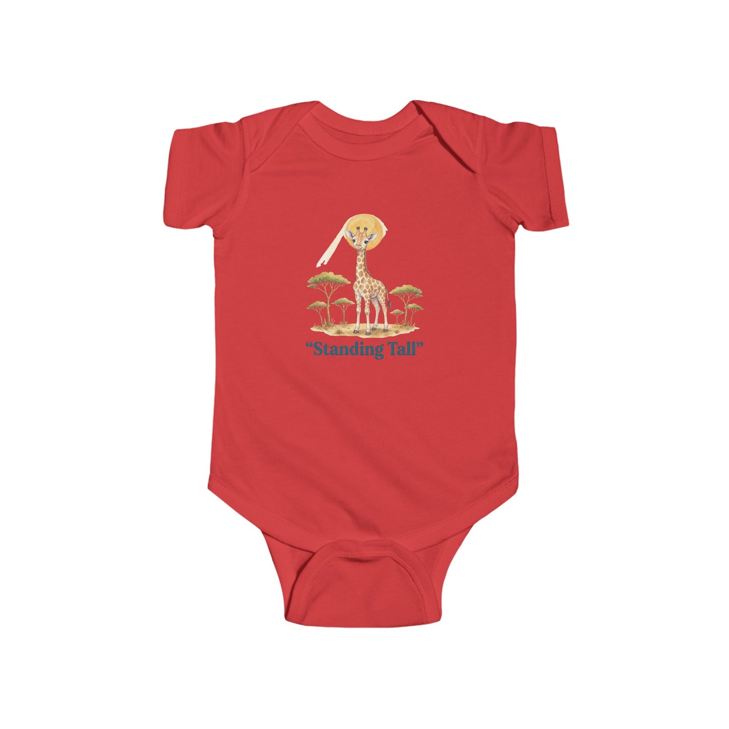 Standing Tall _ Baby Milestones -Giraffe Infant Bodysuit