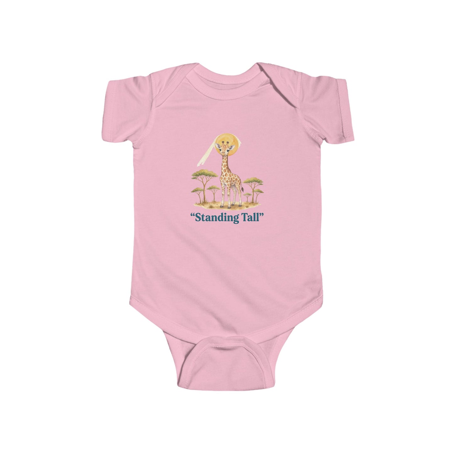 Standing Tall _ Baby Milestones -Giraffe Infant Bodysuit