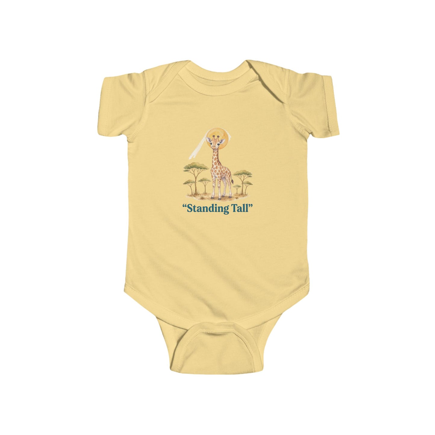Standing Tall _ Baby Milestones -Giraffe Infant Bodysuit