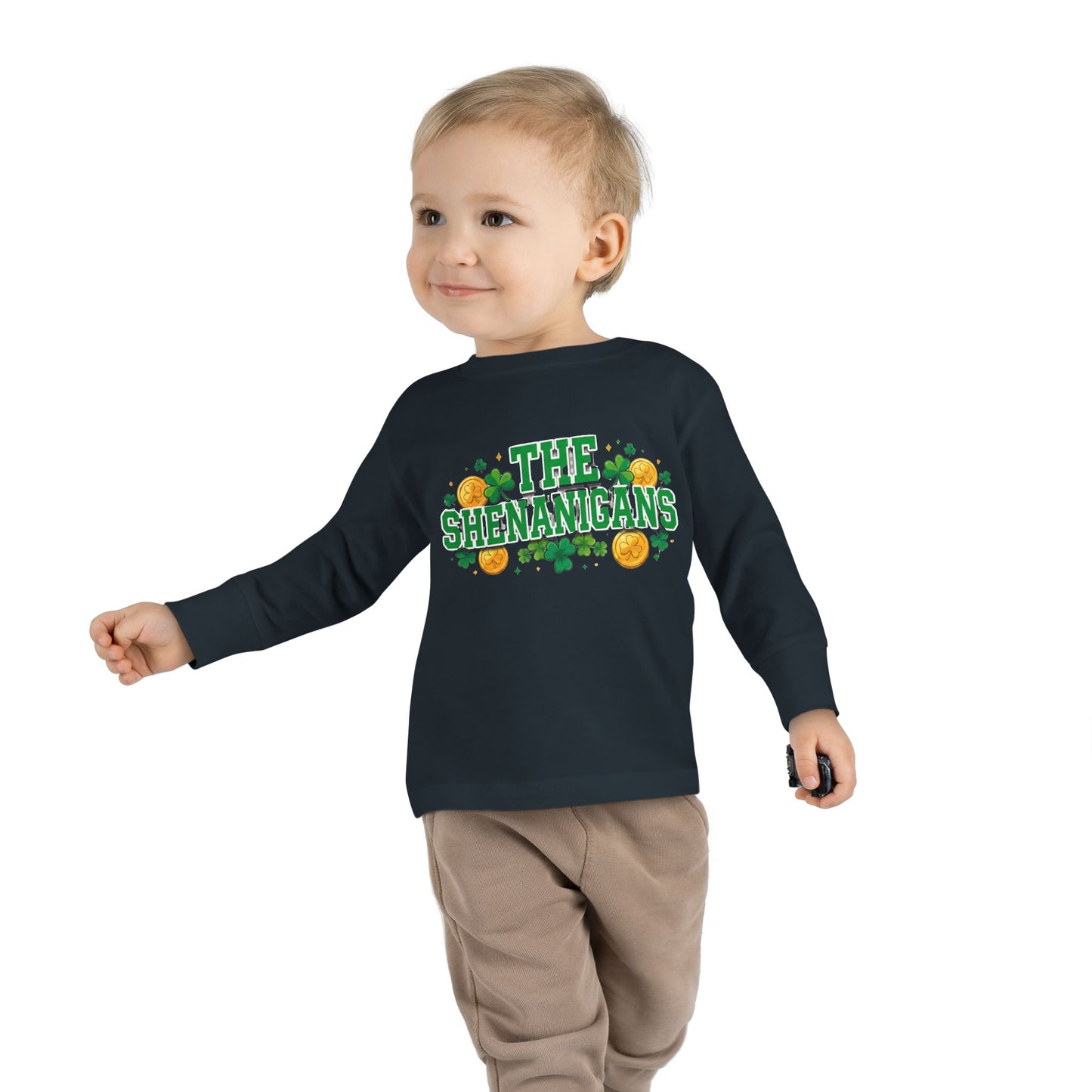 Toddler Long Sleeve Tee — "The Shenanigans" St. Patrick's Day