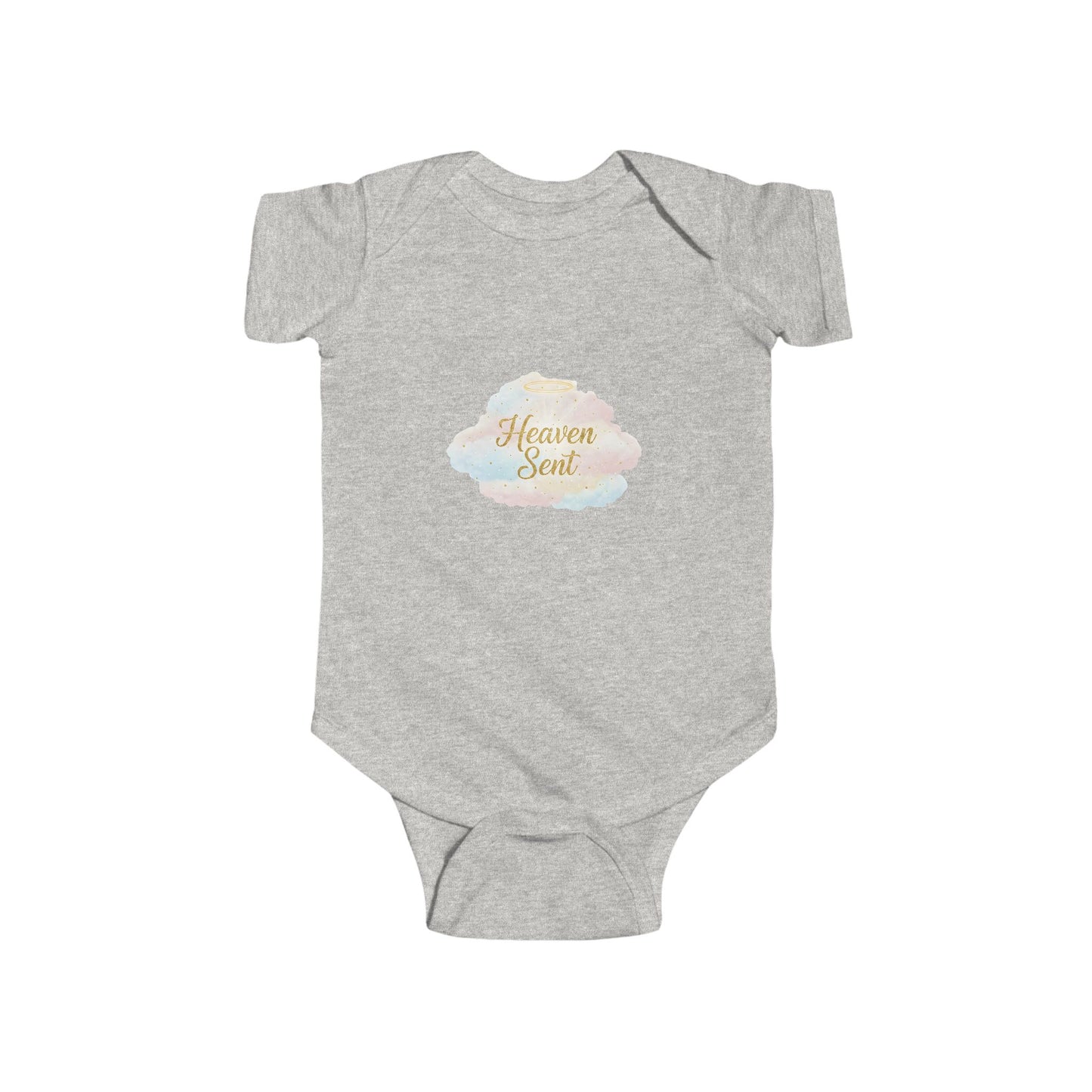 Heaven Sent Baby Bodysuit - Watercolor Cloud Infant Onesie