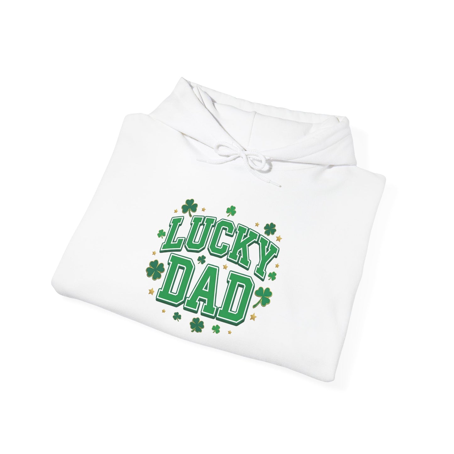 Lucky Dad Hoodie — St. Patrick’s Day Shamrock Pullover for Fathers