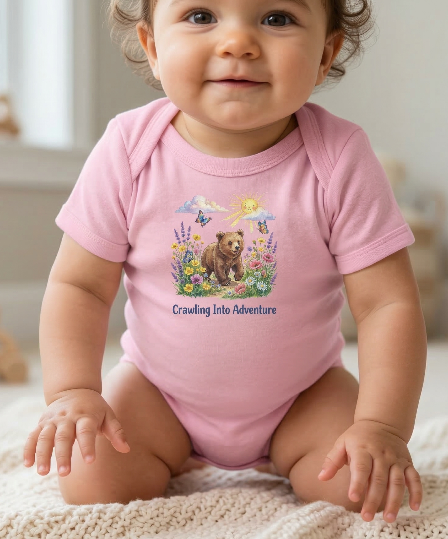 Crawling Into Adventure - Baby Bodysuit
