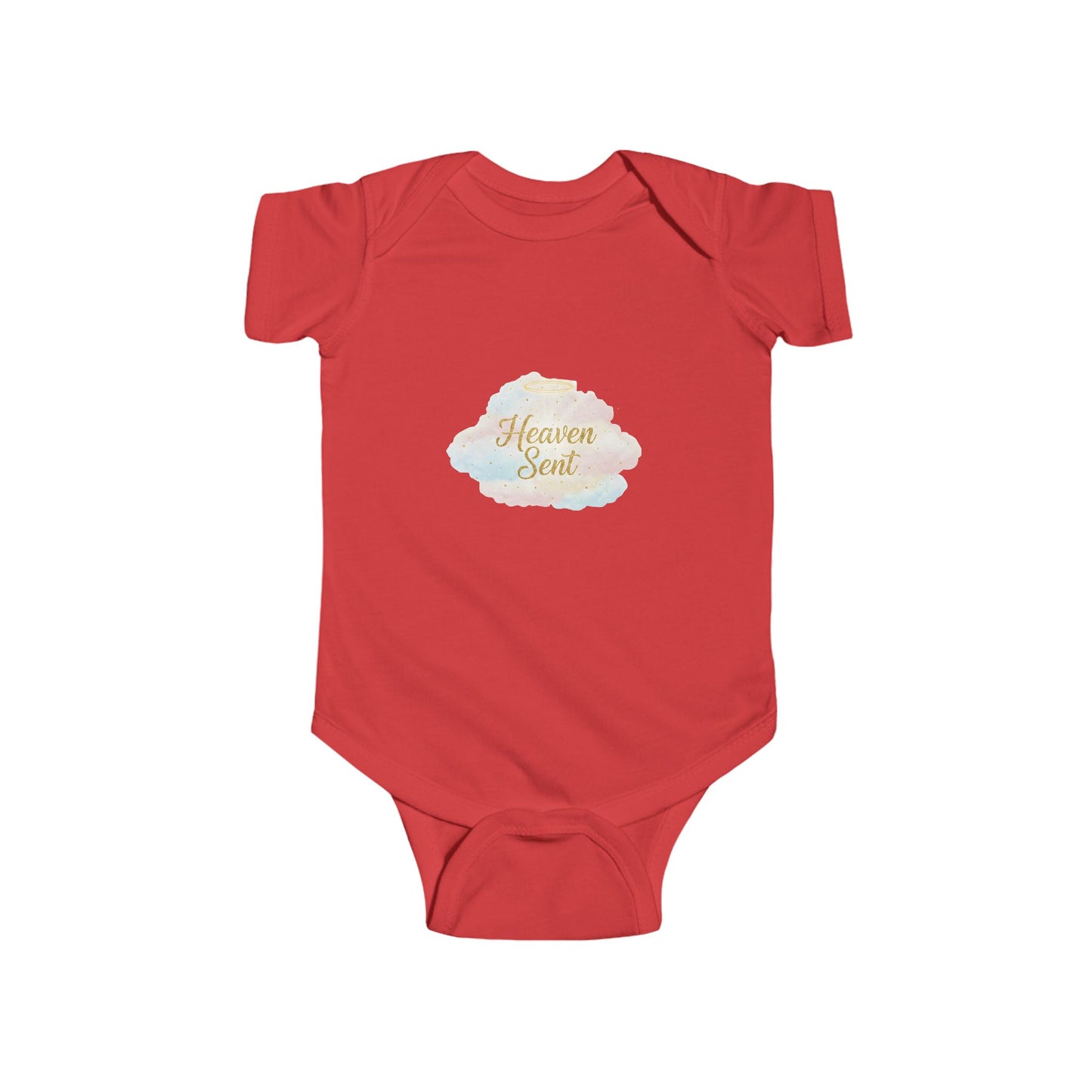 Heaven Sent Baby Bodysuit - Watercolor Cloud Infant Onesie