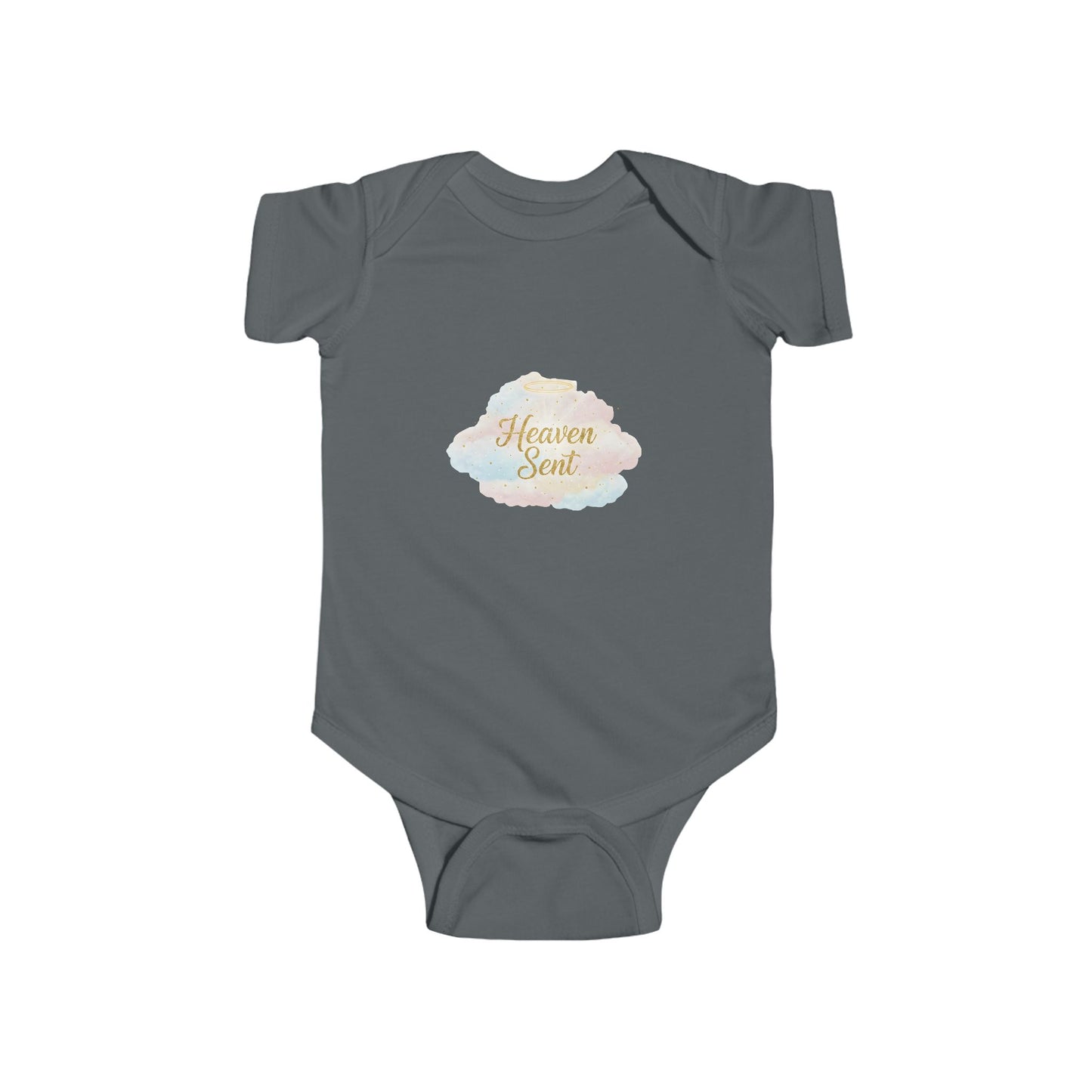 Heaven Sent Baby Bodysuit - Watercolor Cloud Infant Onesie
