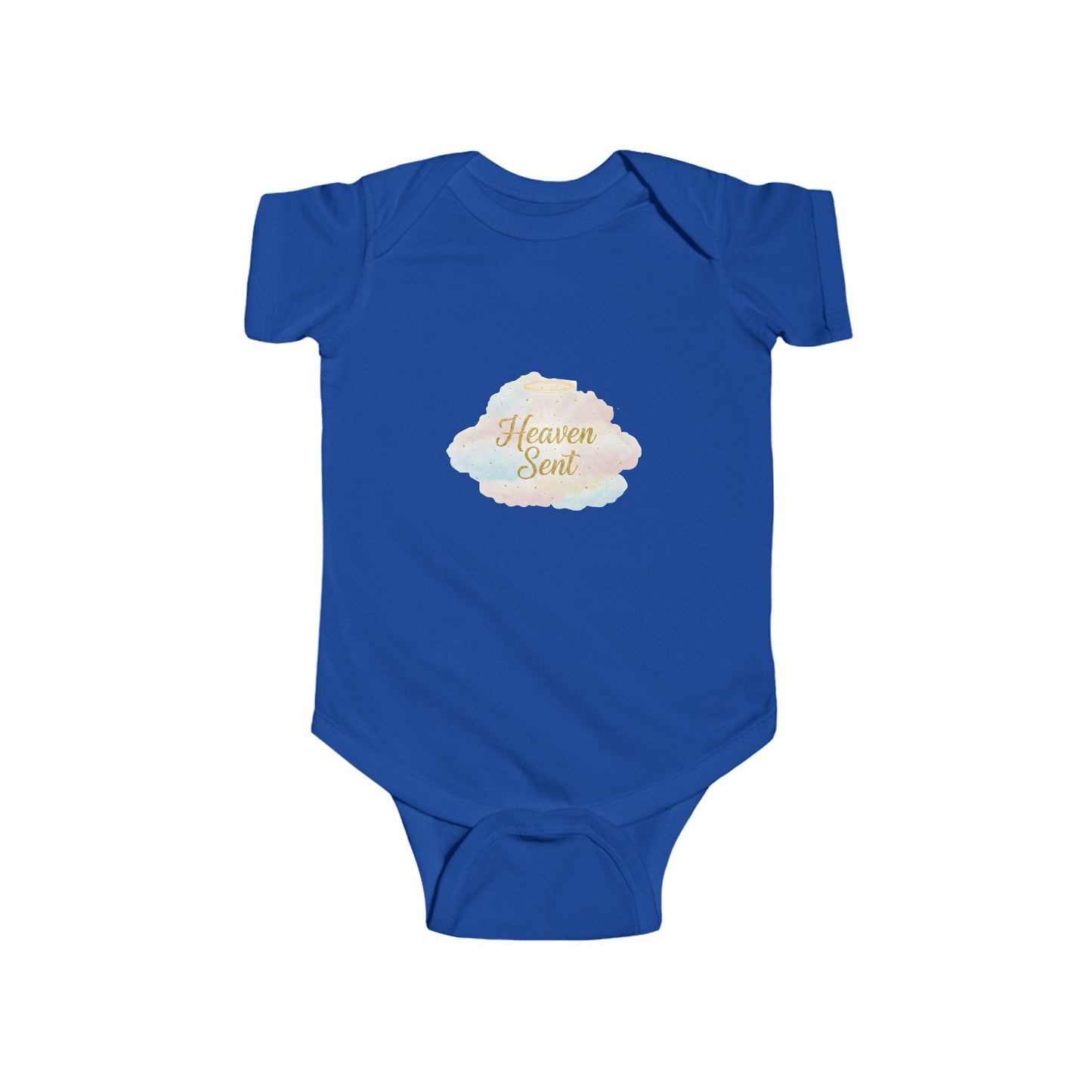 Heaven Sent Baby Bodysuit - Watercolor Cloud Infant Onesie