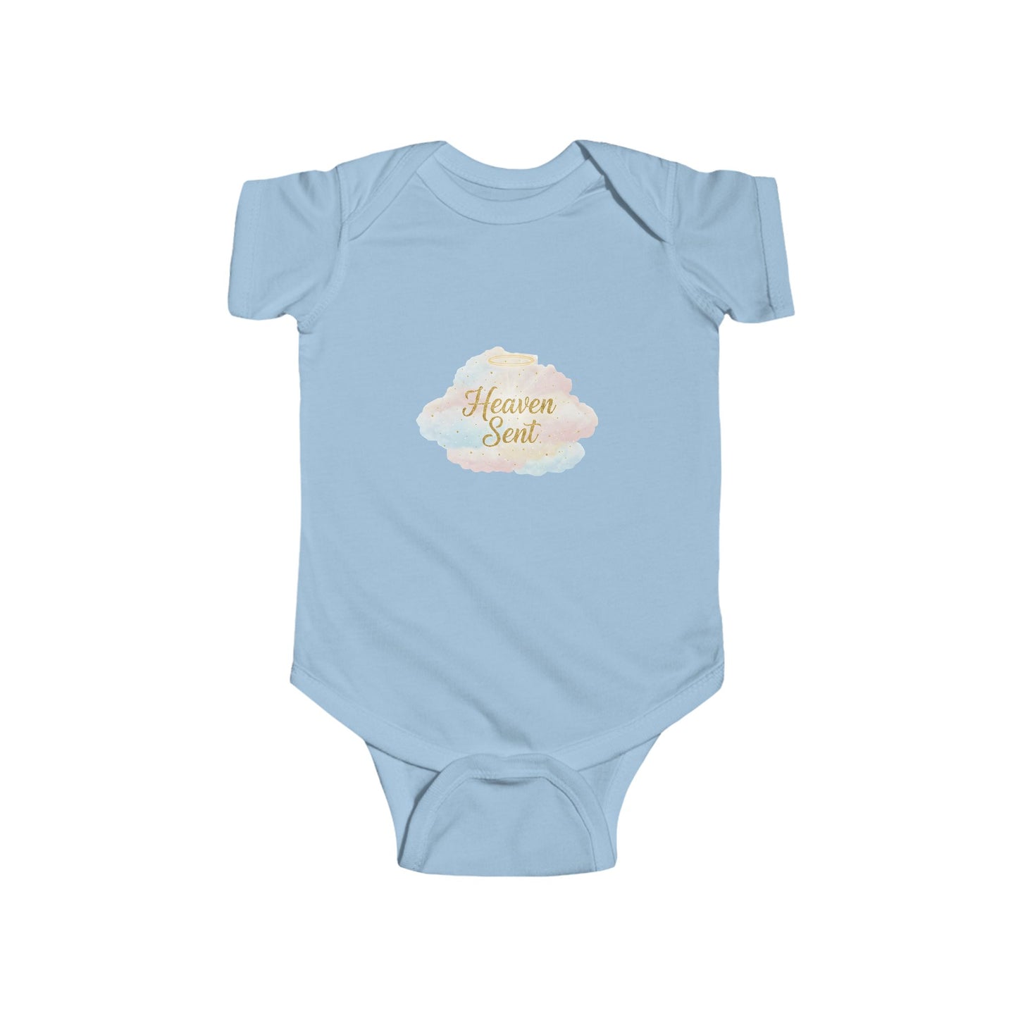 Heaven Sent Baby Bodysuit - Watercolor Cloud Infant Onesie