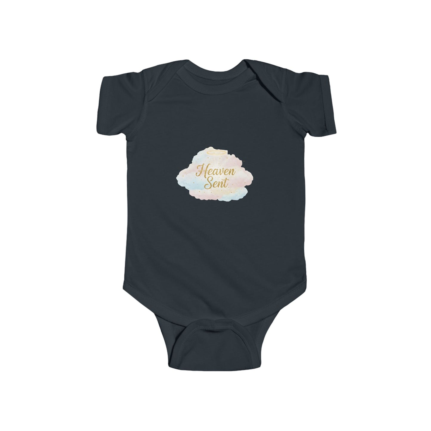 Heaven Sent Baby Bodysuit - Watercolor Cloud Infant Onesie
