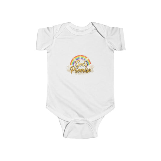 Infant Bodysuit "God's Promise" Rainbow Christian Baby Onesie