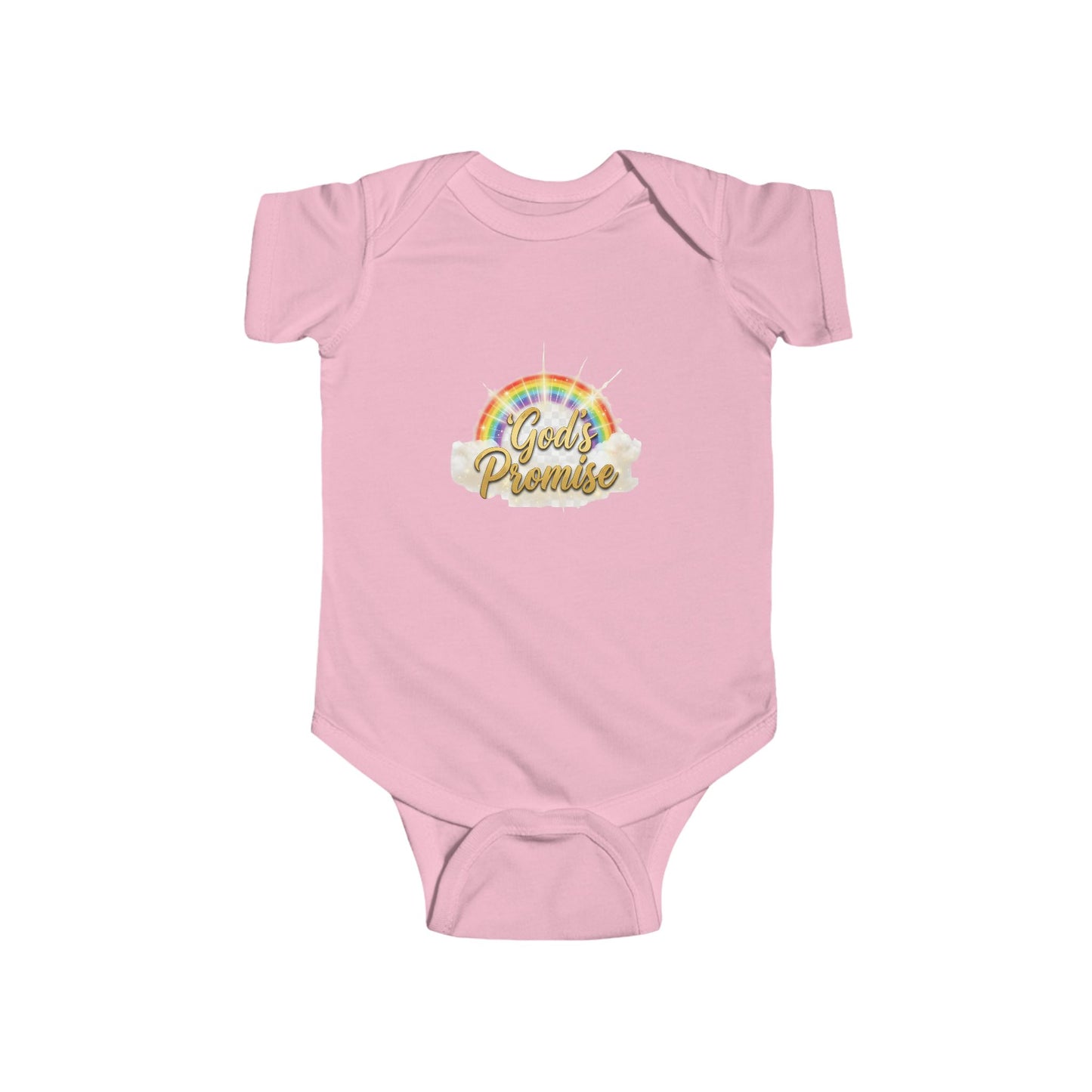 Infant Bodysuit "God's Promise" Rainbow Christian Baby Onesie