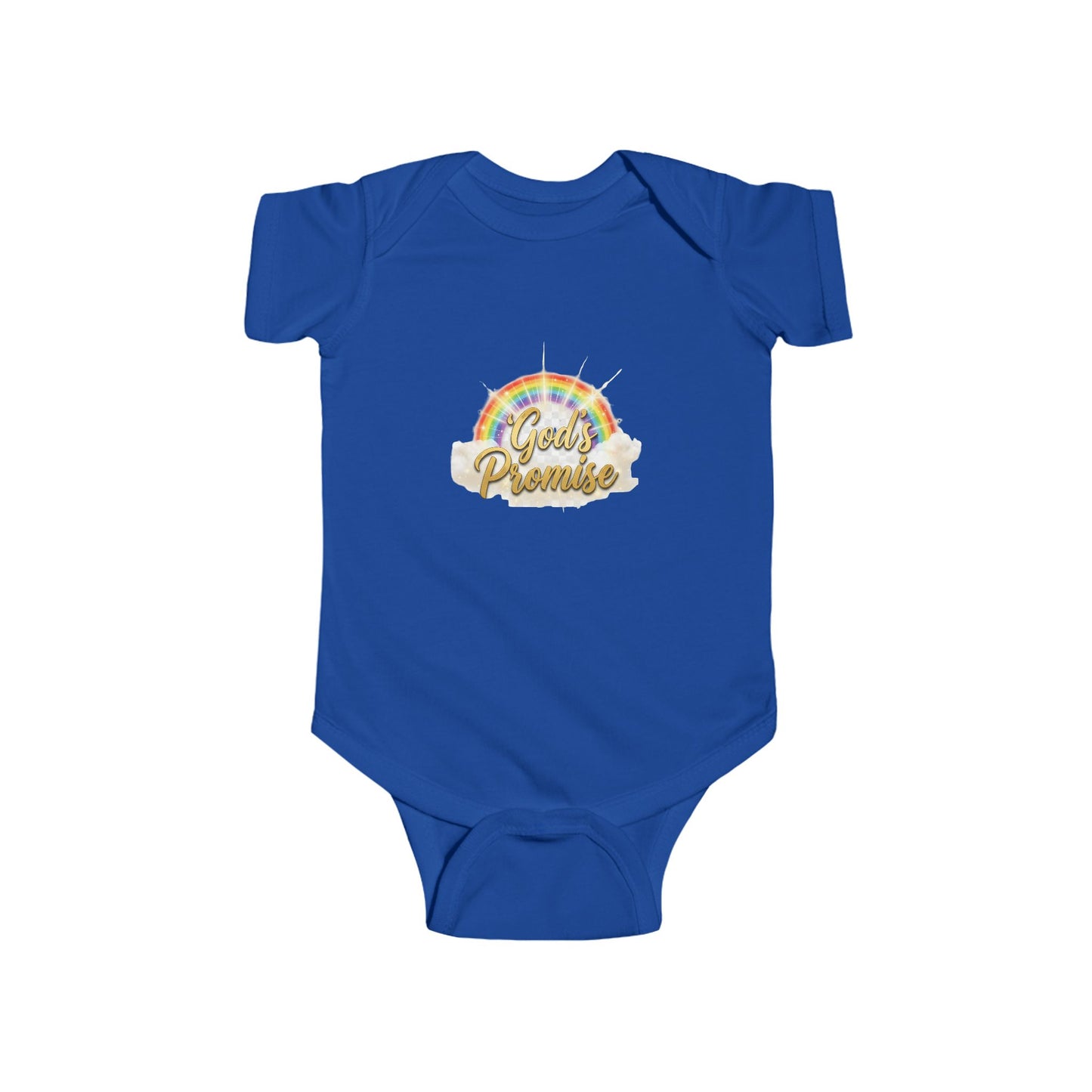 Infant Bodysuit "God's Promise" Rainbow Christian Baby Onesie
