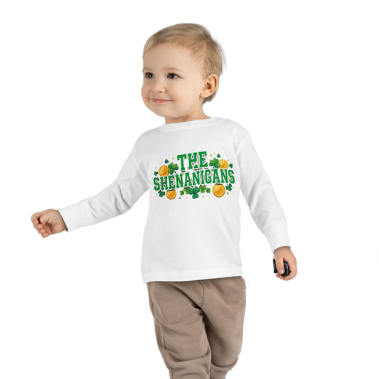 Toddler Long Sleeve Tee — "The Shenanigans" St. Patrick's Day
